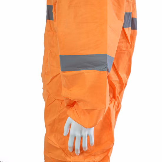 Disposable Nonwoven Scrub Coverall Hazmat Isolation Full Body Protection Suit